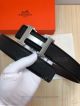 High Quality Hermes Reversible Leather Belt For Men - Brushed Palladium H Buckle (4)_th.jpg